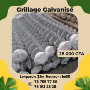 Rouleau Grillage 25mx1.5m